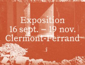 Affiche exposition materia à Clermont Ferrand ENSA