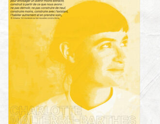 Affiche conférence Charlotte Malterre Barthes ENSA PLV ESTP
