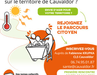 19/05/26 à Thégra (46), réunion publique Comment s'adapter aux vagues de chaleur sur le territoire ? 1 affiche Evenement dans le lot Parcours citoyen Vague de chaleur en Occitanie