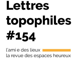 Octobre 2026, Lettres topophiles #154 1 1791361768642